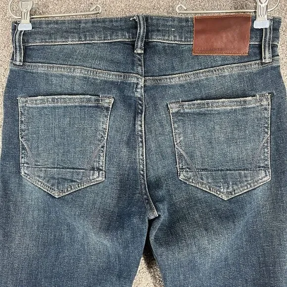 All Saints Jeans Adult 28 Blue Denim Cigarette Casual Slim Distressed Ladies - Picture 9 of 15